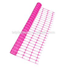 Clôture de grillage de barrière en plastique rose de catégorie moyenne de 5m x de 50m long catégorie 5,5 - paquets de palette